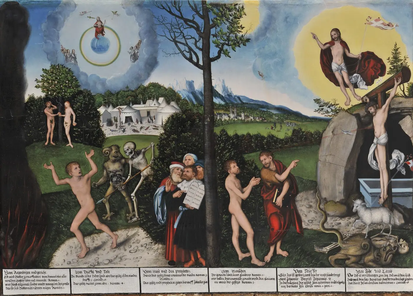 Lucas Cranach d. Ä.: Gesetz und Gnade